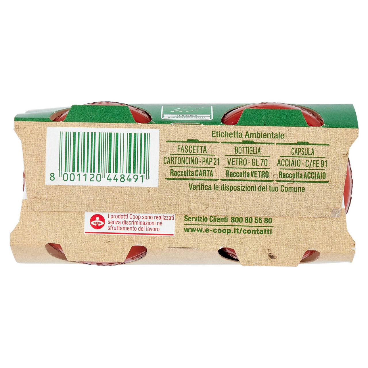 Succo 100% pomodoro viviverde bio coop cluster ml 200 x 2 - Immagine 41