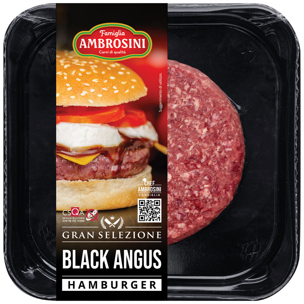 Hamburger di Black Angus 200 gr