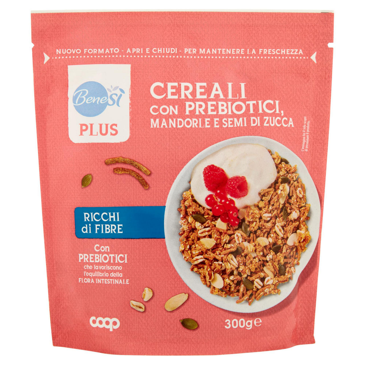 Cereali con prebiotici mandorle e semi di zucca 300 gr