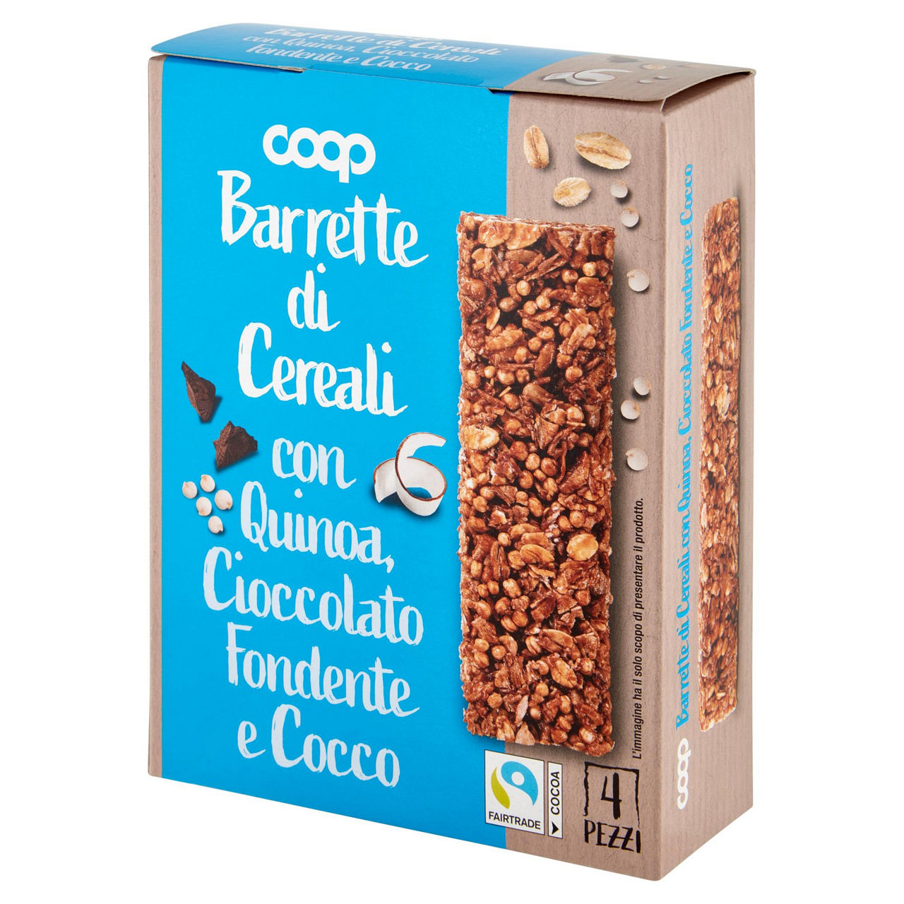 Barrette di cereali integr. c/quinoa cocco e cioc.fond.coop astuccio pz. 4 g 112 - Immagine 41