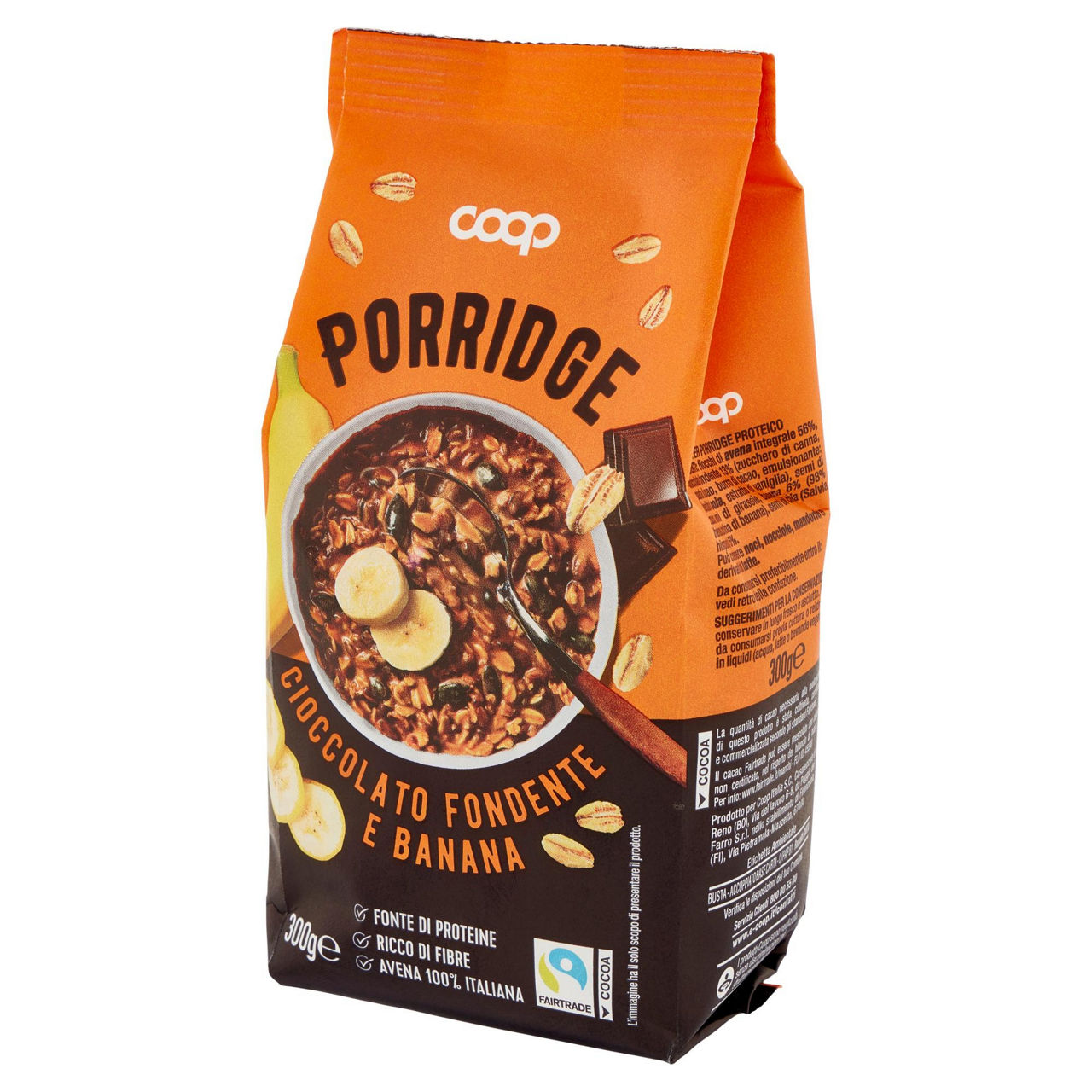 Porridge proteico integrale c/cioccolato fondente e frutta coop sacchetto g 300 - Immagine 61