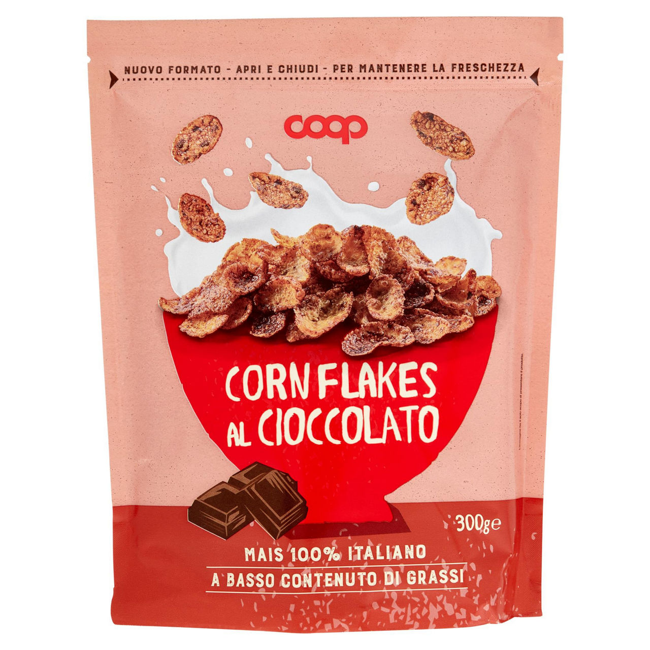 Corn flakes al cioccolato coop doypack g 300 - Immagine 01