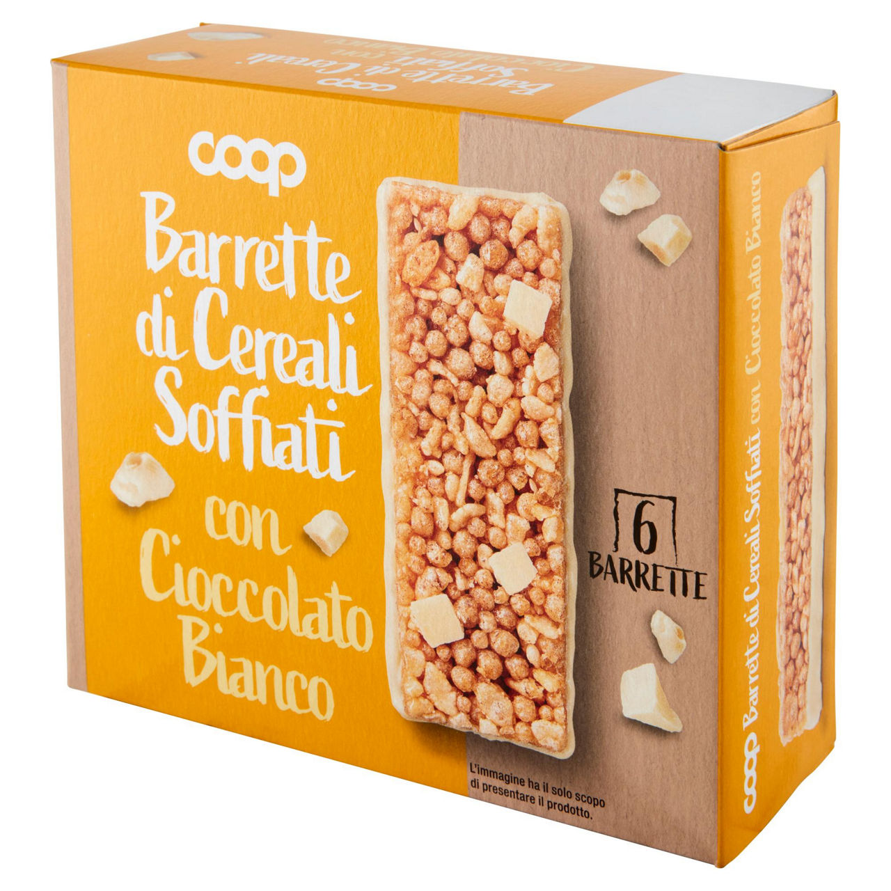 Barrette di cereali con cioccolato bianco 138 gr 6 pz - Immagine 51