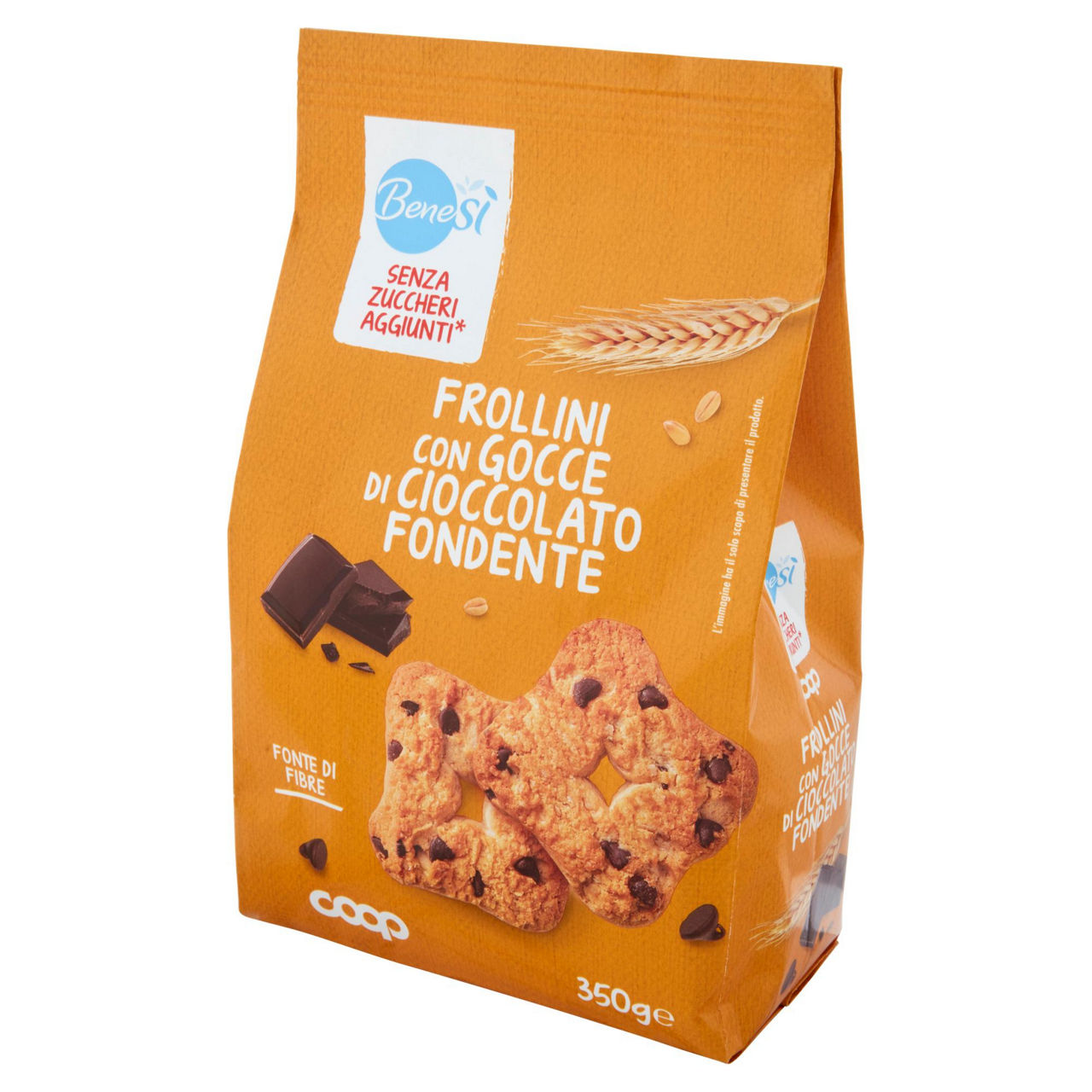 Biscotti frollini ai cereali con gocce di cioccolato fondente senza zuccheri aggiunti 350 gr - Immagine 31