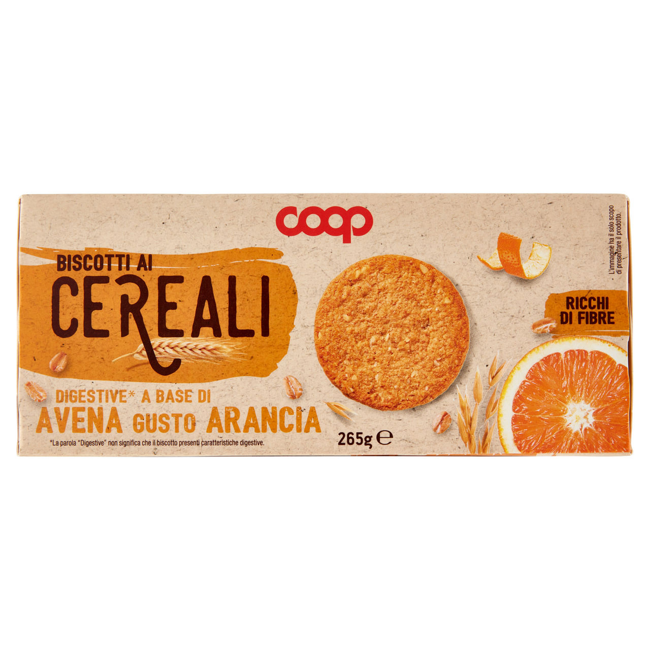 Biscotti Digestive con frutta 265 gr - Immagine 01