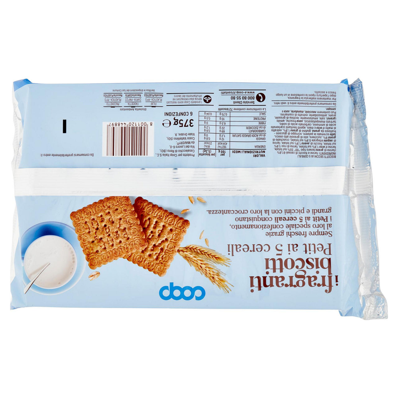 Biscotti Petit ai 5 cereali 375 gr - Immagine 31
