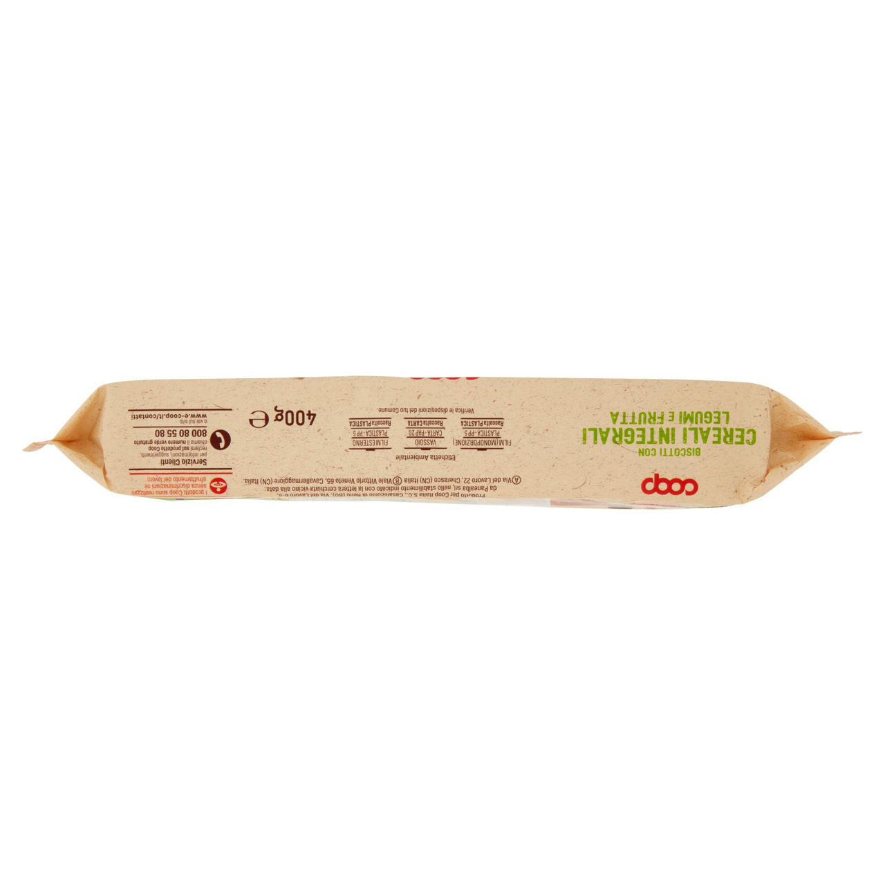Biscotti frollini con cereali integrali e legumi e frutta 400 gr - Immagine 61