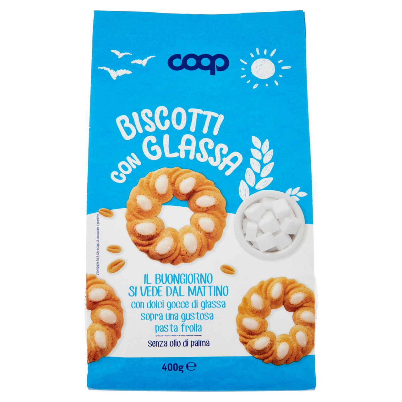 Biscotti frollini con glassa 400 gr - Immagine 01