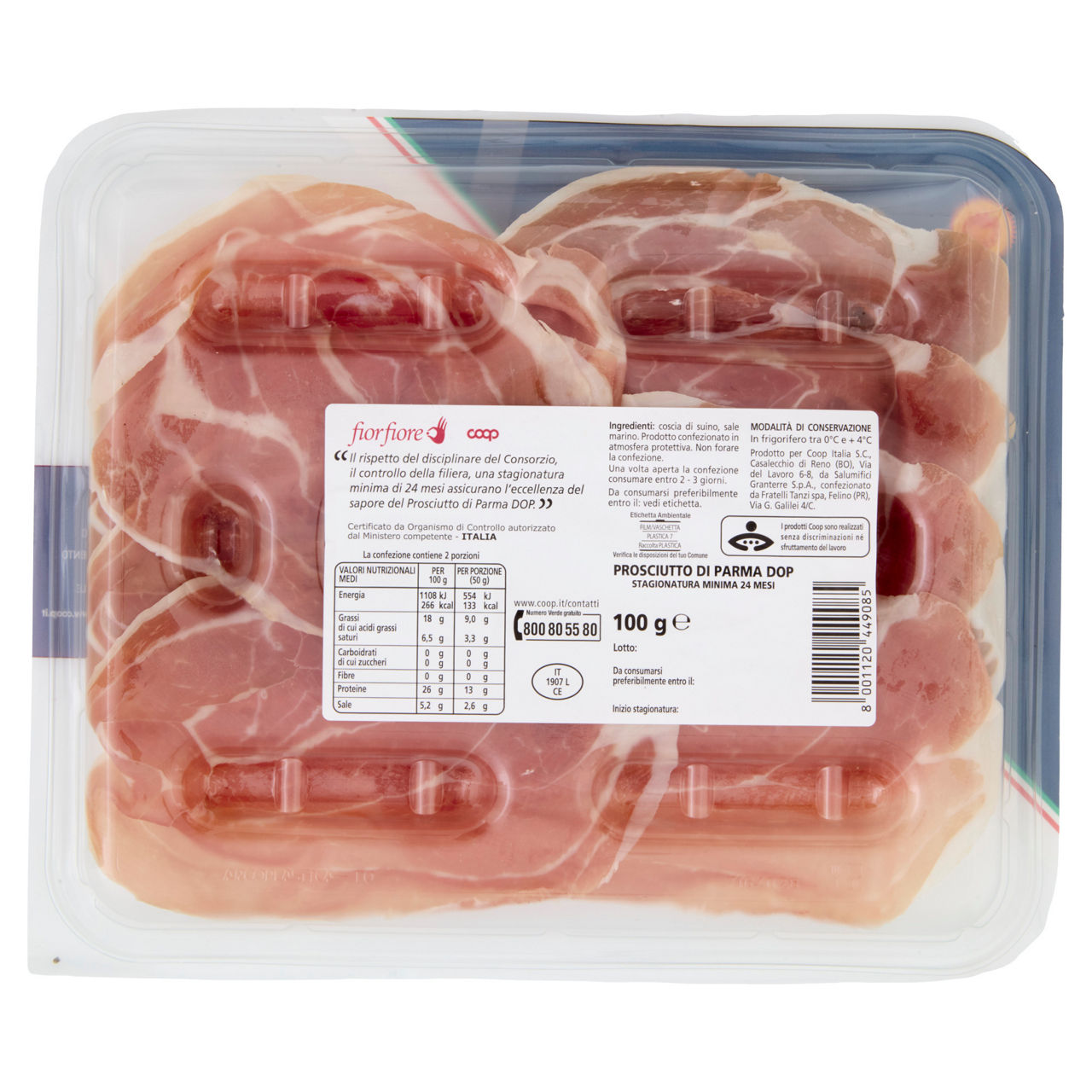Prosciutto di Parma DOP stagionato minimo 24 mesi 100 gr - Immagine 31