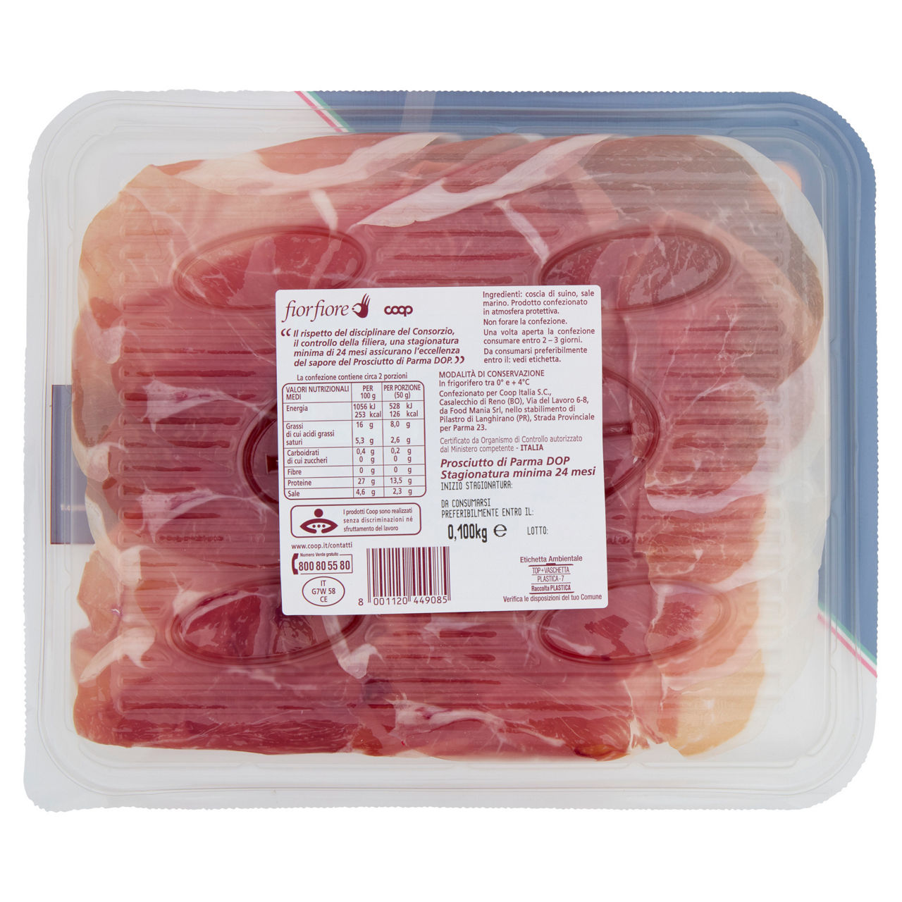 Prosciutto di Parma DOP stagionato minimo 24 mesi 100 gr - Immagine 81