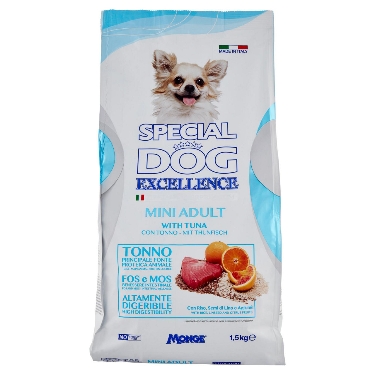 Crocchette per cani mini adult tonno 1,5 kg - Immagine 01