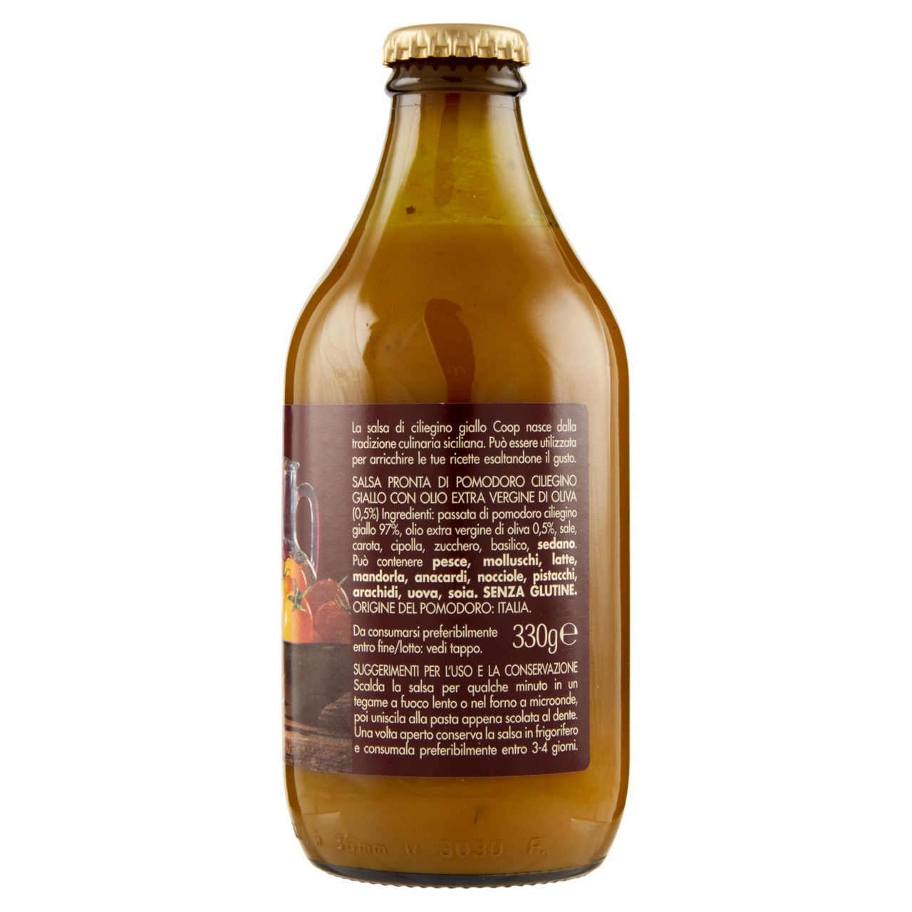 Salsa di pomodorino Ciliegino Giallo di Sicilia 330 gr - Immagine 11