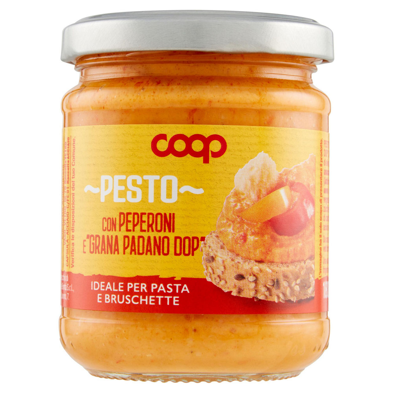 Pesto con peperoni e Grana Padano DOP 180 gr