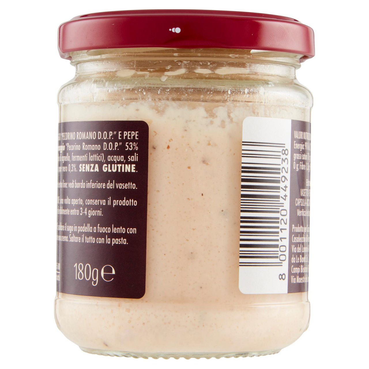 Sugo cacio e pepe con Pecorino Romano DOP 180 gr - Immagine 31