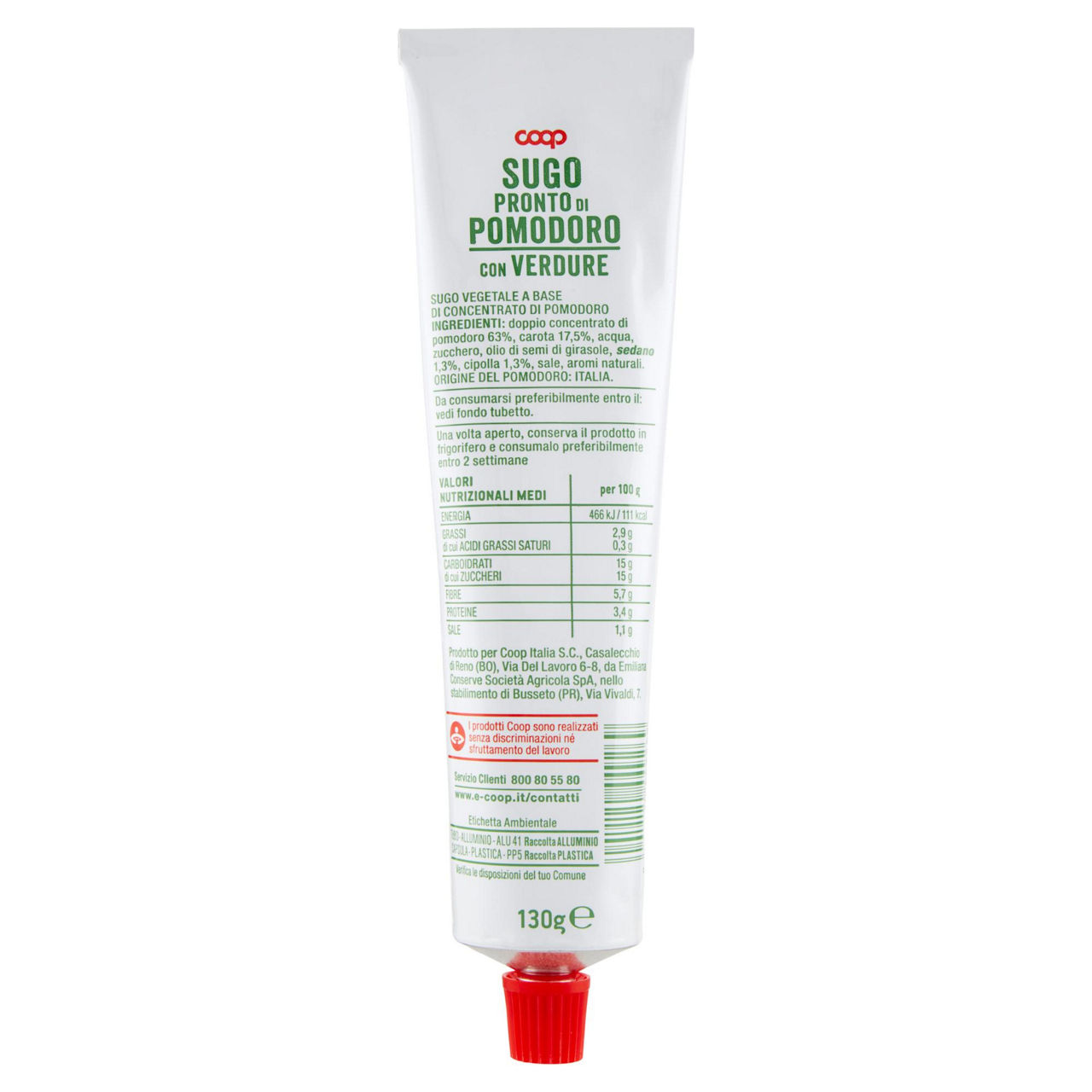 Sugo alle verdure coop tubo g130 - Immagine 31