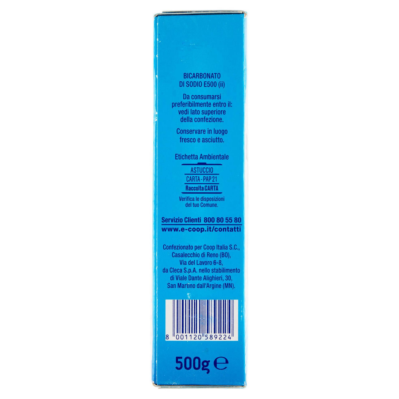 Bicarbonato di sodio purissimo coop scatola g 500 - Immagine 41
