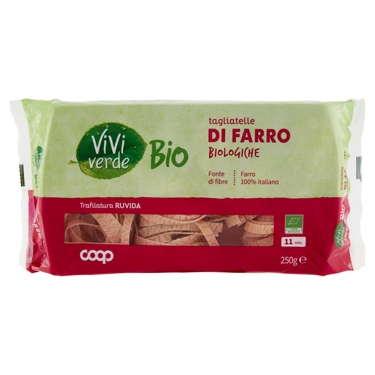 Tagliatelle di farro bio 250 gr - Immagine 01