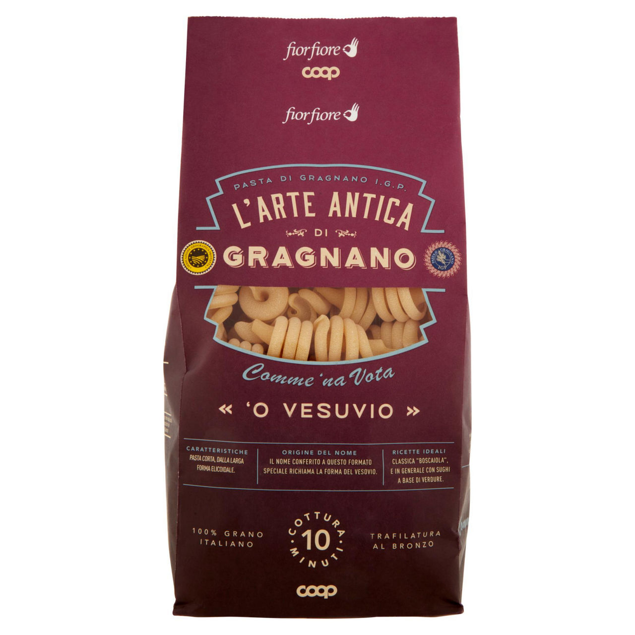 Vesuvio pasta di Gragnano IGP semola di grano duro 500 gr - Immagine 01
