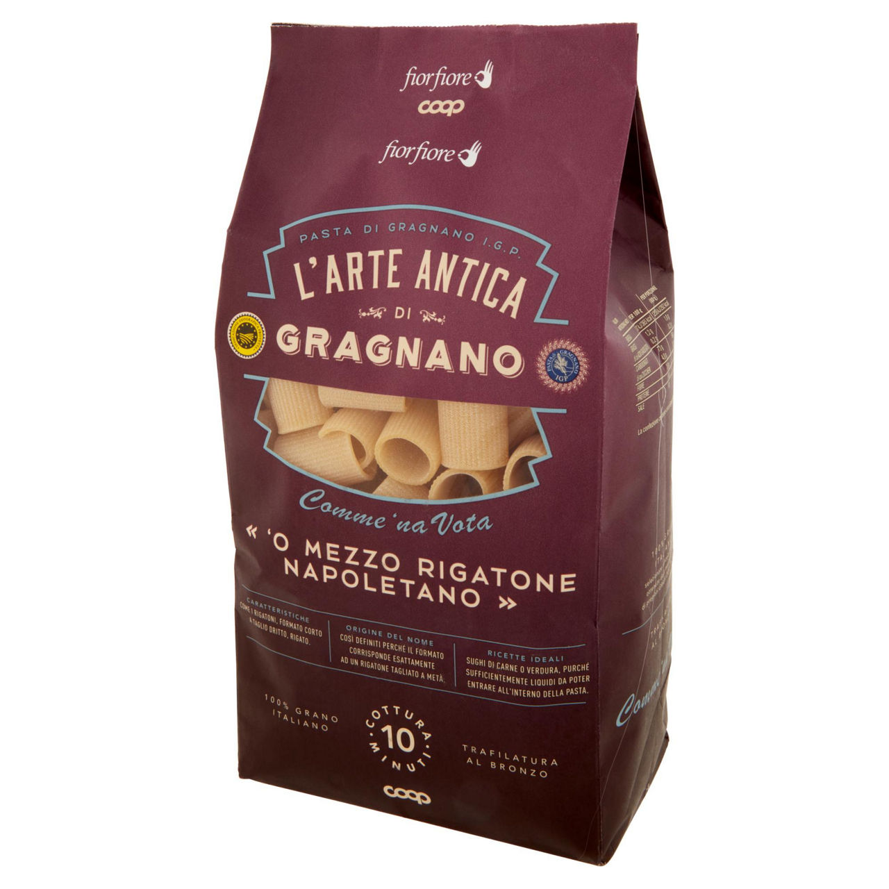 Mezzi rigatoni napoletani pasta di Gragnano IGP semola di grano duro 500 gr - Immagine 31