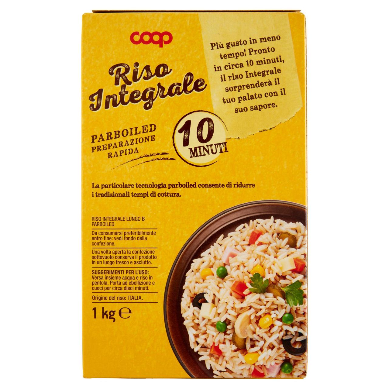 Riso integrale lungo b coop cottura rapida kg1 - Immagine 51