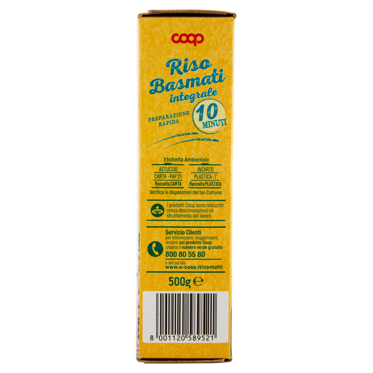 Riso basmati integrale coop cottura rapida g500 - Immagine 11
