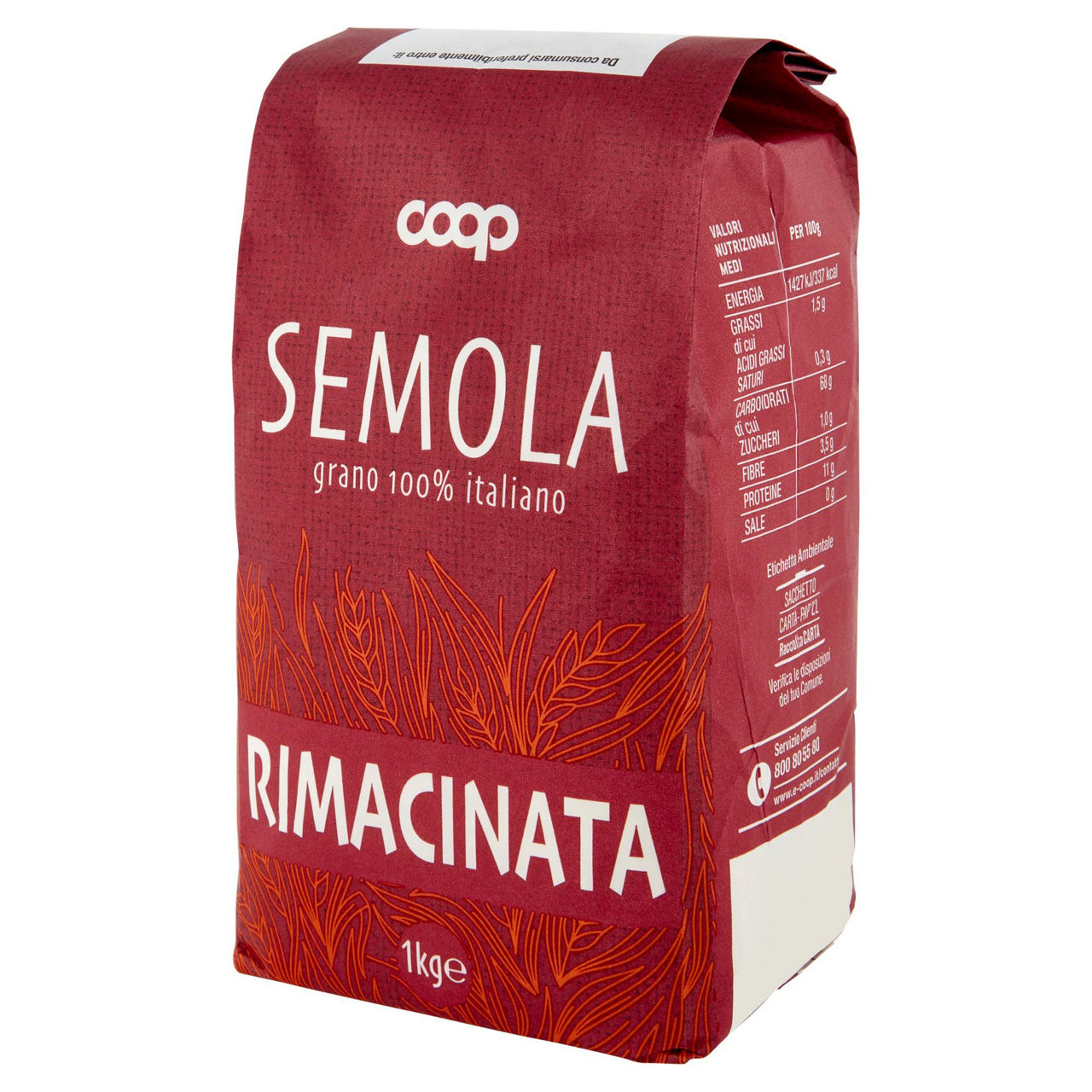 Farina coop di semola rimacinata 100% italia kg1 - Immagine 51