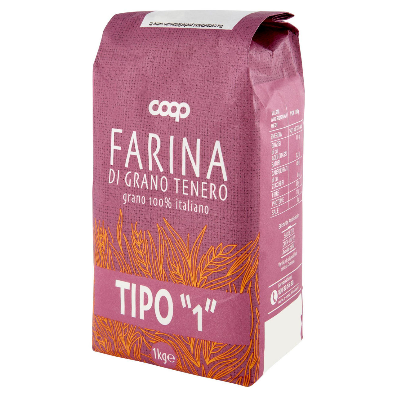 Farina coop tipo 1 100% italia kg1 - Immagine 61