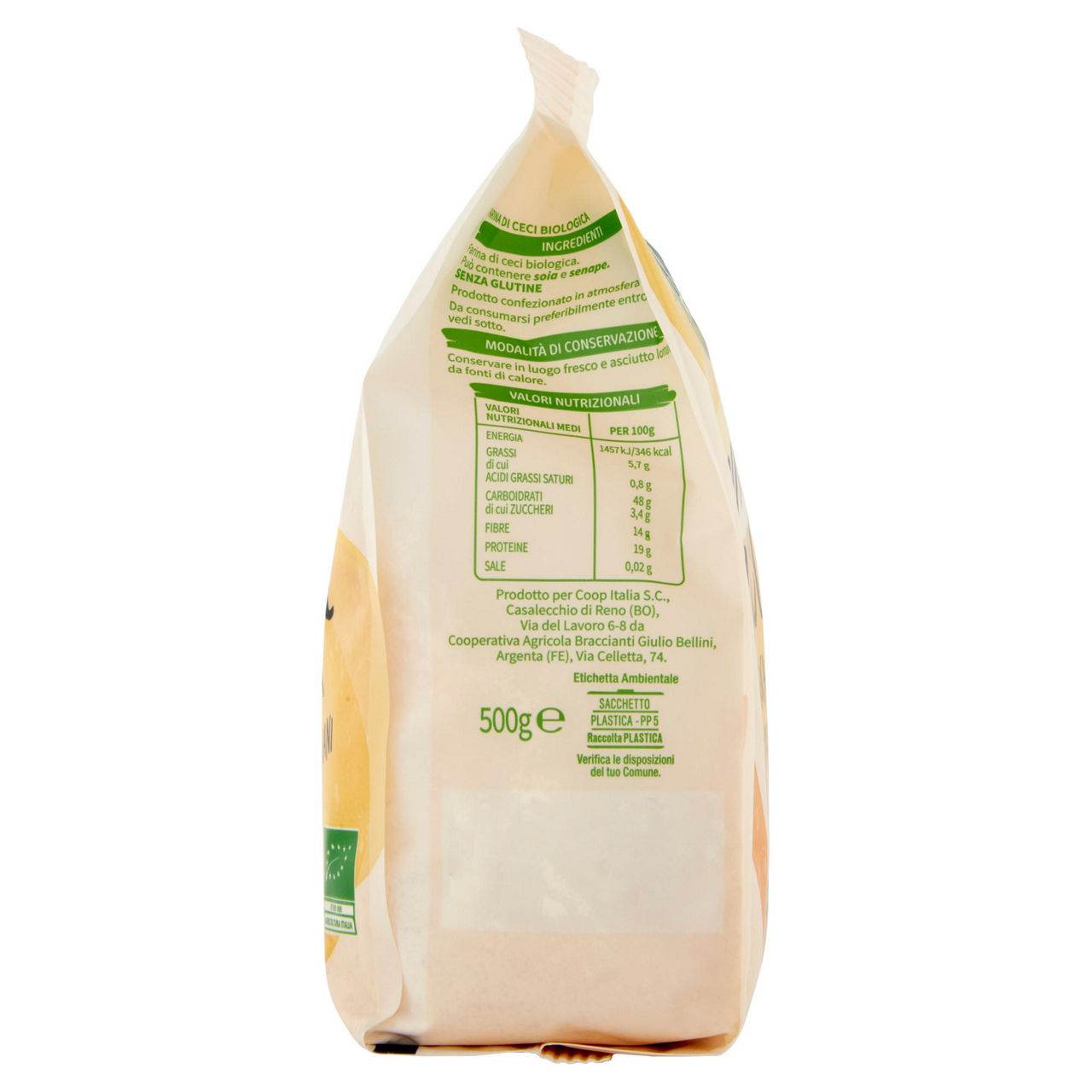 Farina di ceci bio viviverde coop g500 - Immagine 51