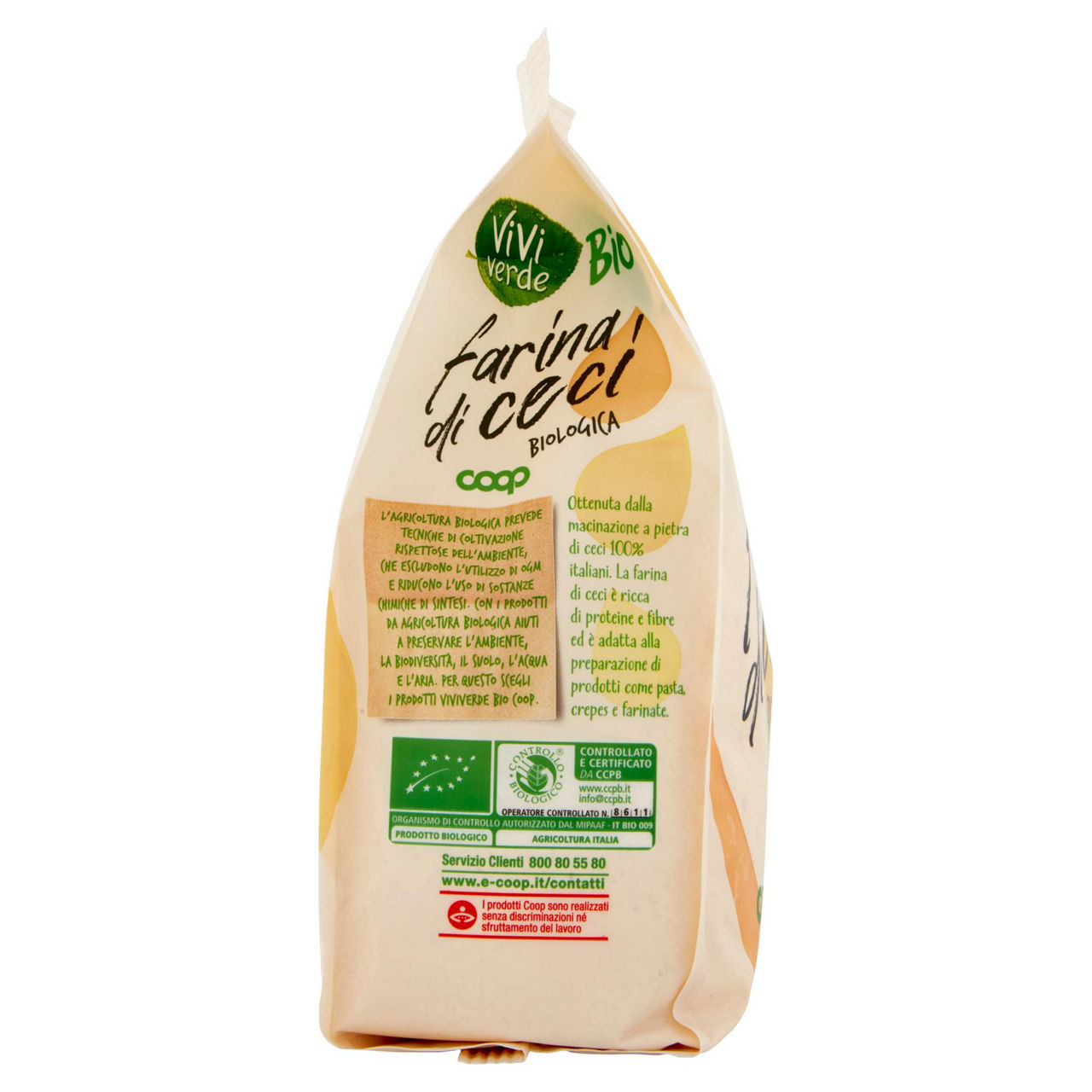 Farina di ceci bio viviverde coop g500 - Immagine 31