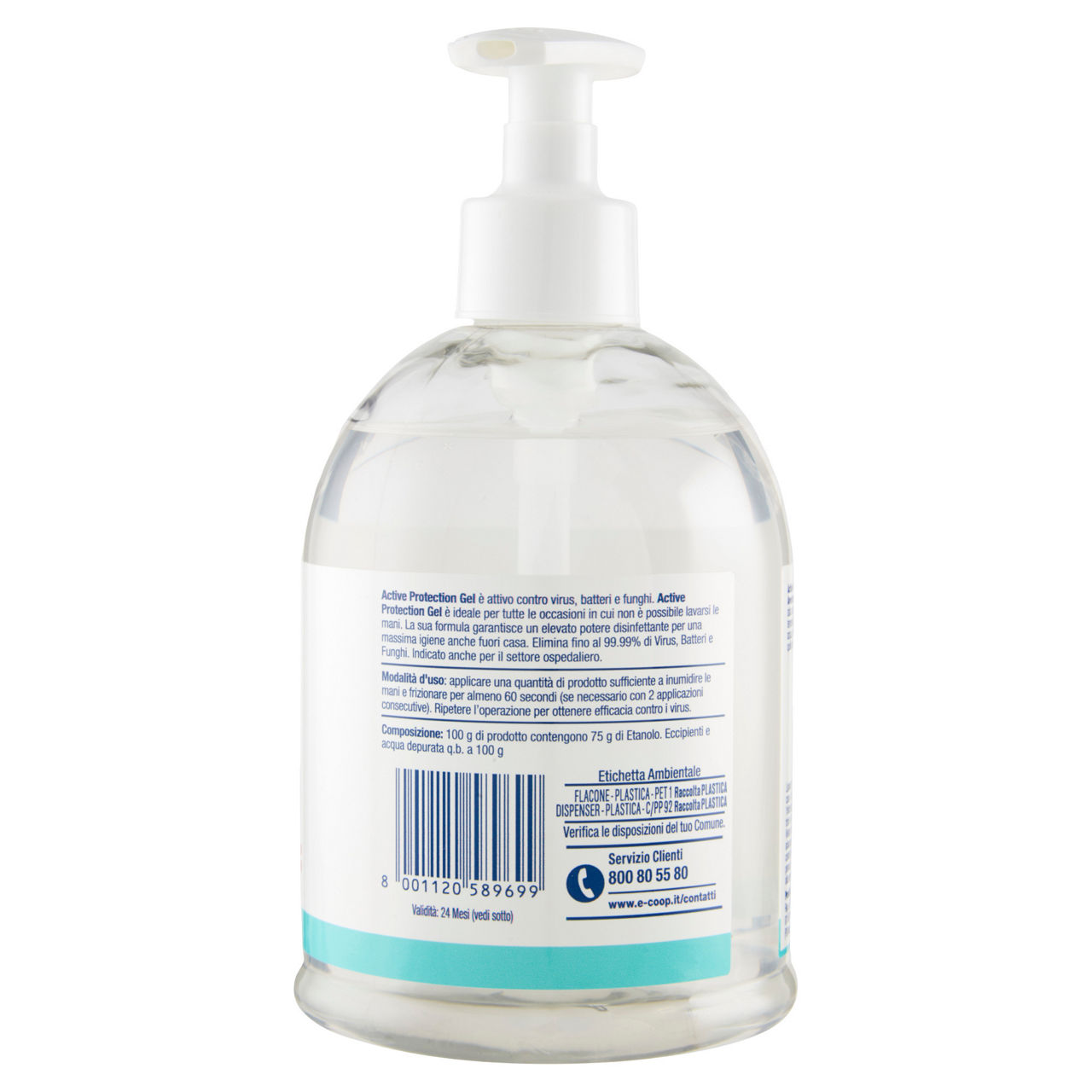 Disinfettante mani gel coop active protection pmc ml 500 - Immagine 31