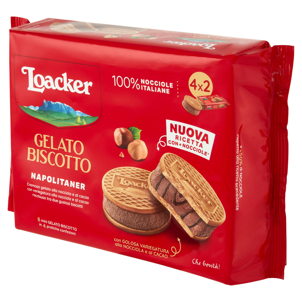 Biscotto gelato alle nocciole 4 pz 264 gr - Immagine 11