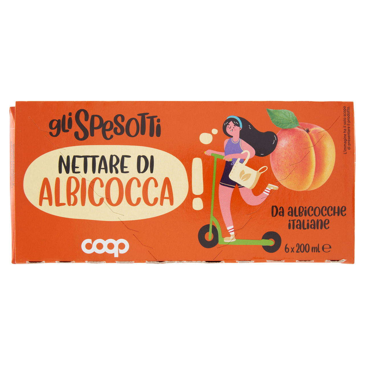 Nettare albicocca coop cluster ml 200 x 6 - Immagine 01