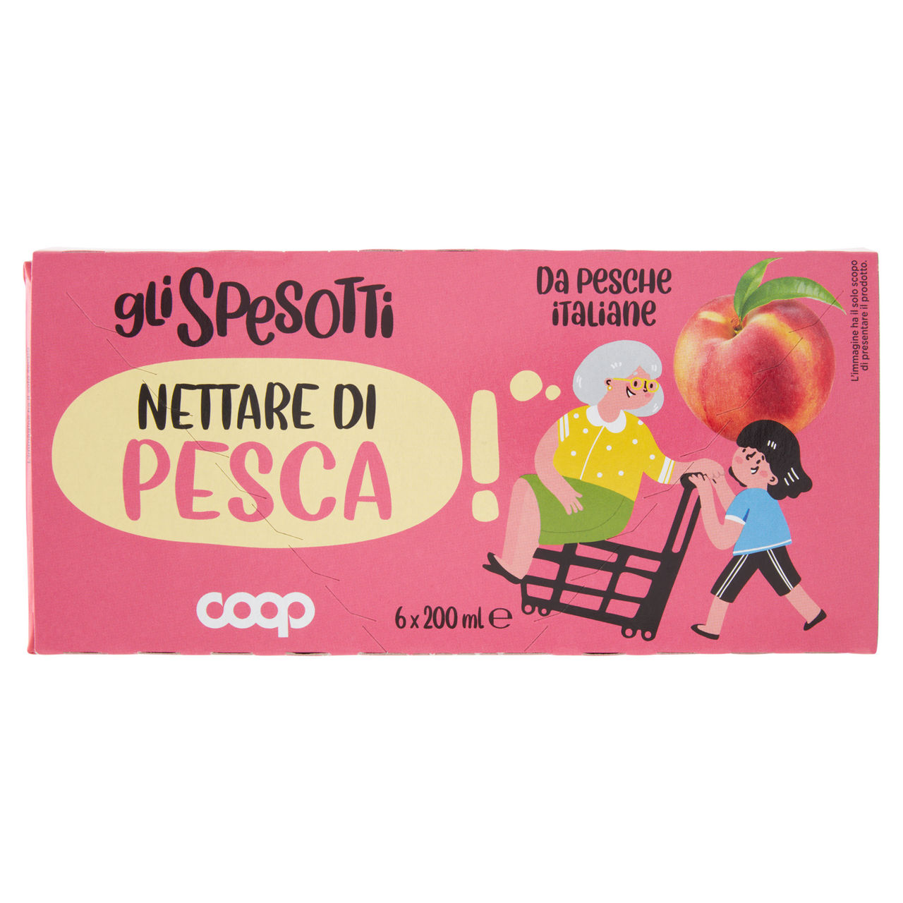 Nettare pesca coop cluster ml 200 x 6