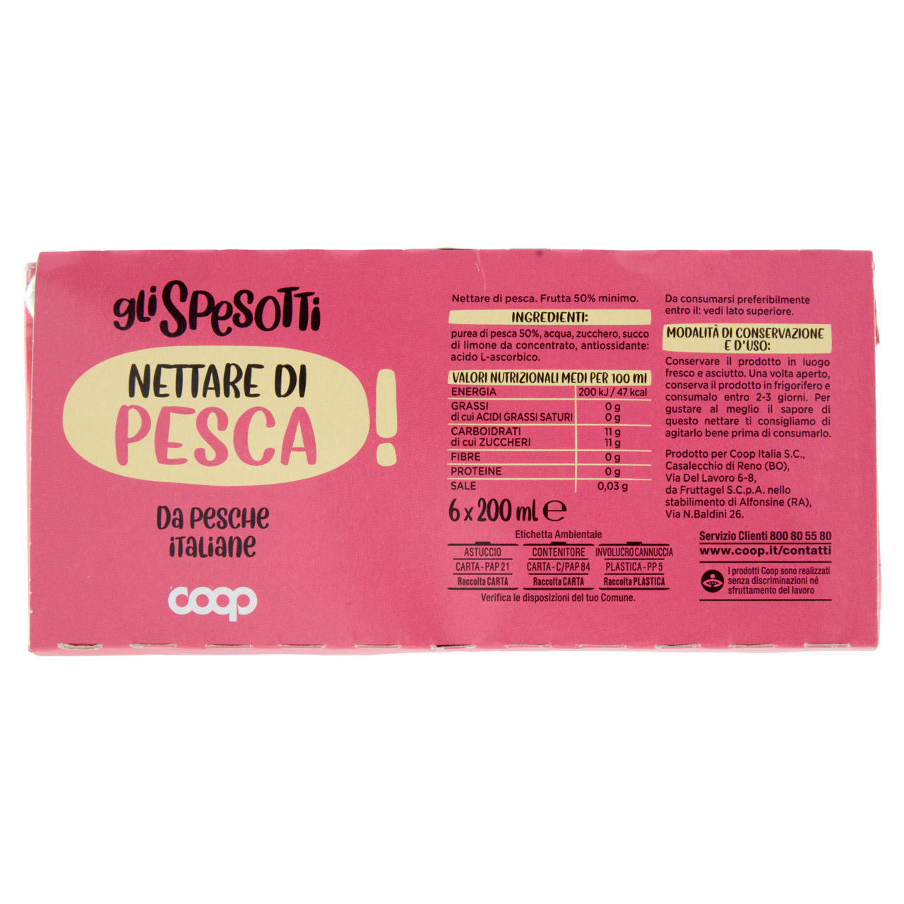 Nettare pesca coop cluster ml 200 x 6 - Immagine 41