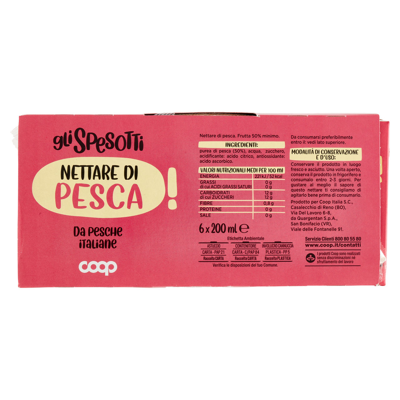 Nettare pesca coop cluster ml 200 x 6 - Immagine 91