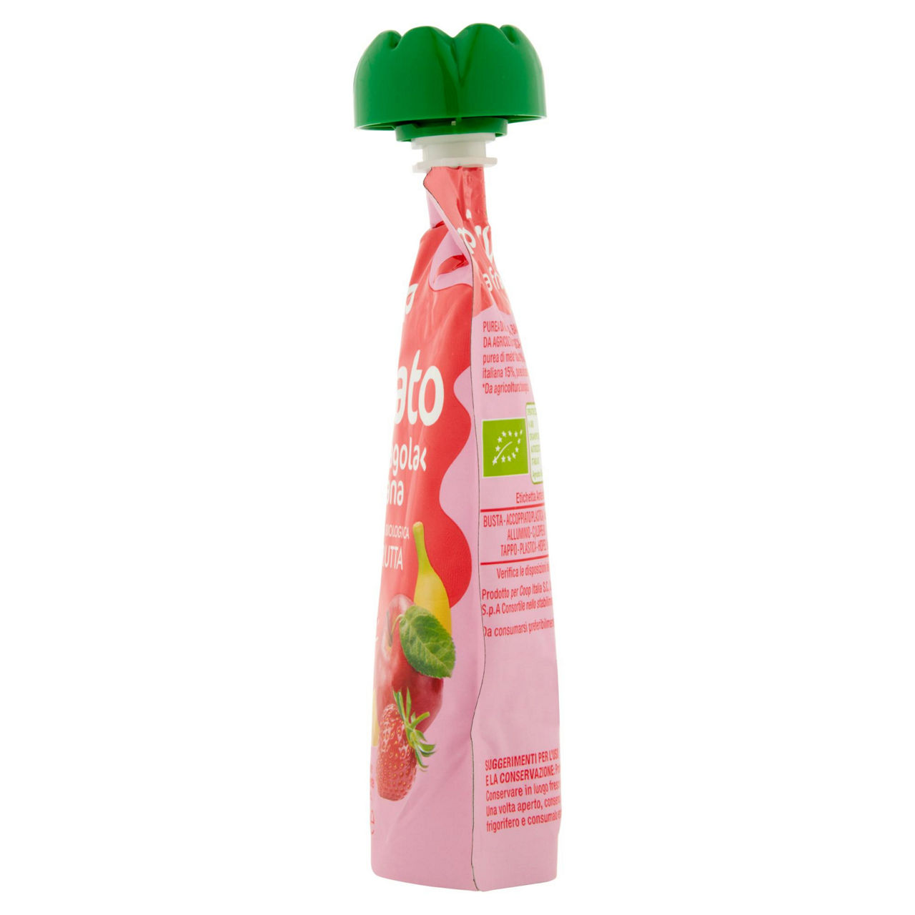 Frullato 100% mela-fragola-banana biologico coop doy-pack ml 90 - Immagine 21