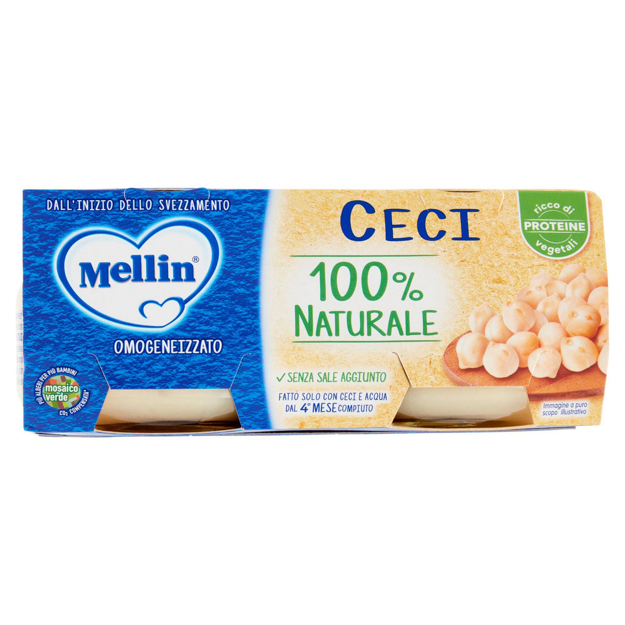Omogeneizzato di ceci 2 pz x 80 gr