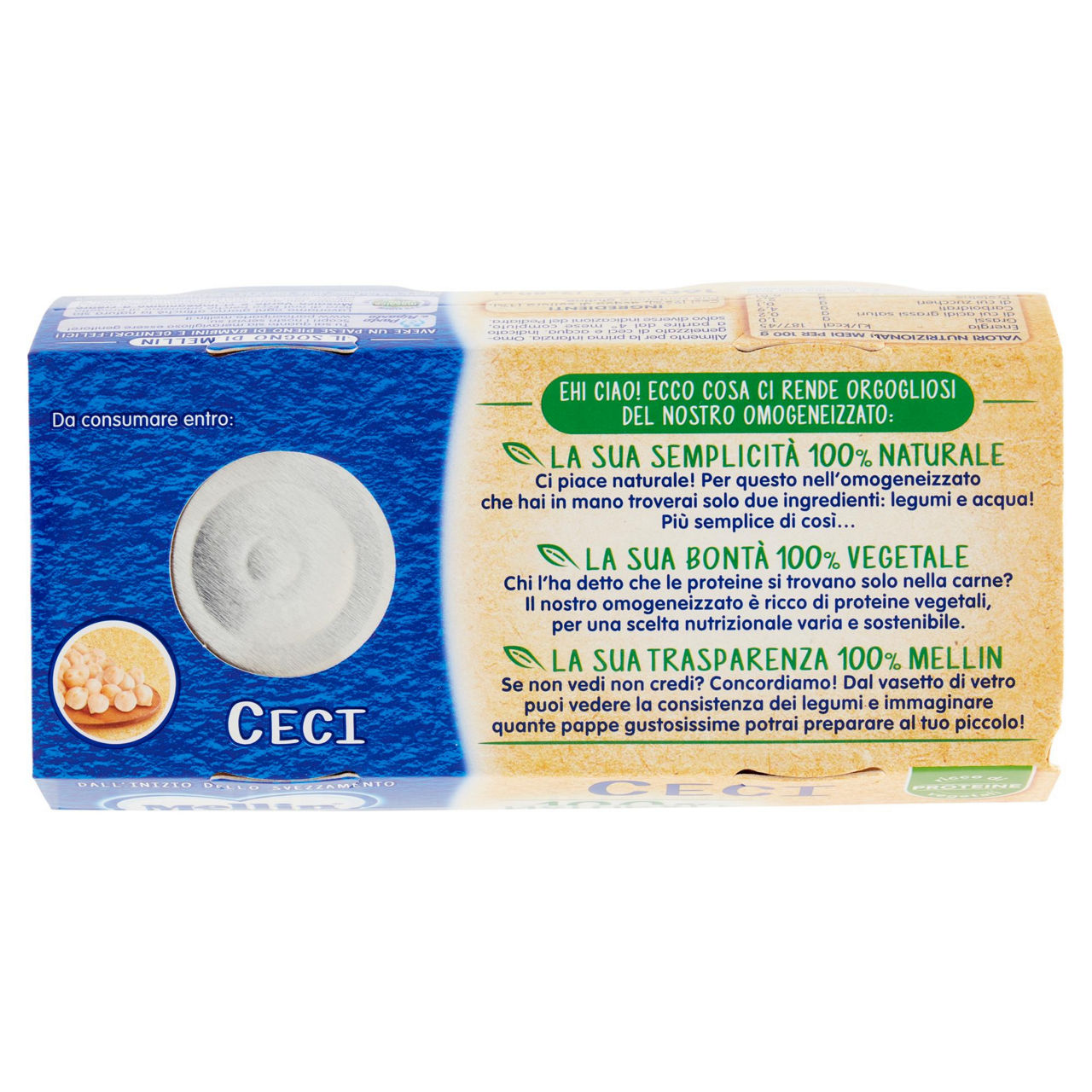 Omogeneizzato di ceci 2 pz x 80 gr - Immagine 51