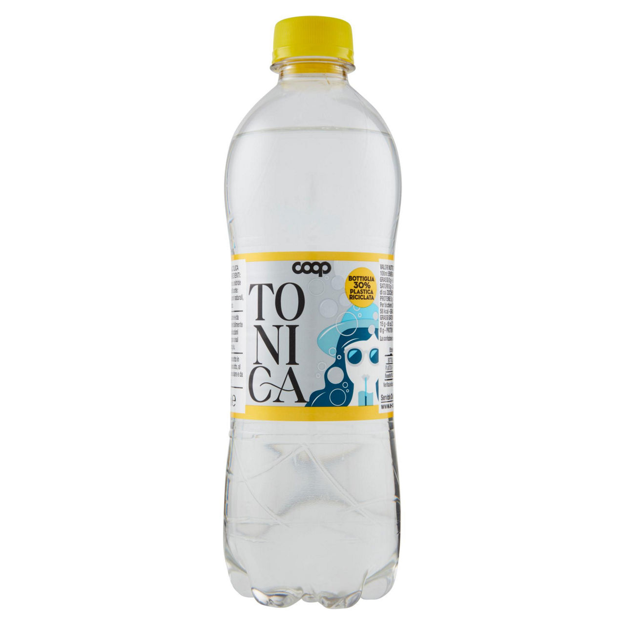 Acqua tonica senza edulcoranti coop rpet 30% ml 500 - Immagine 01