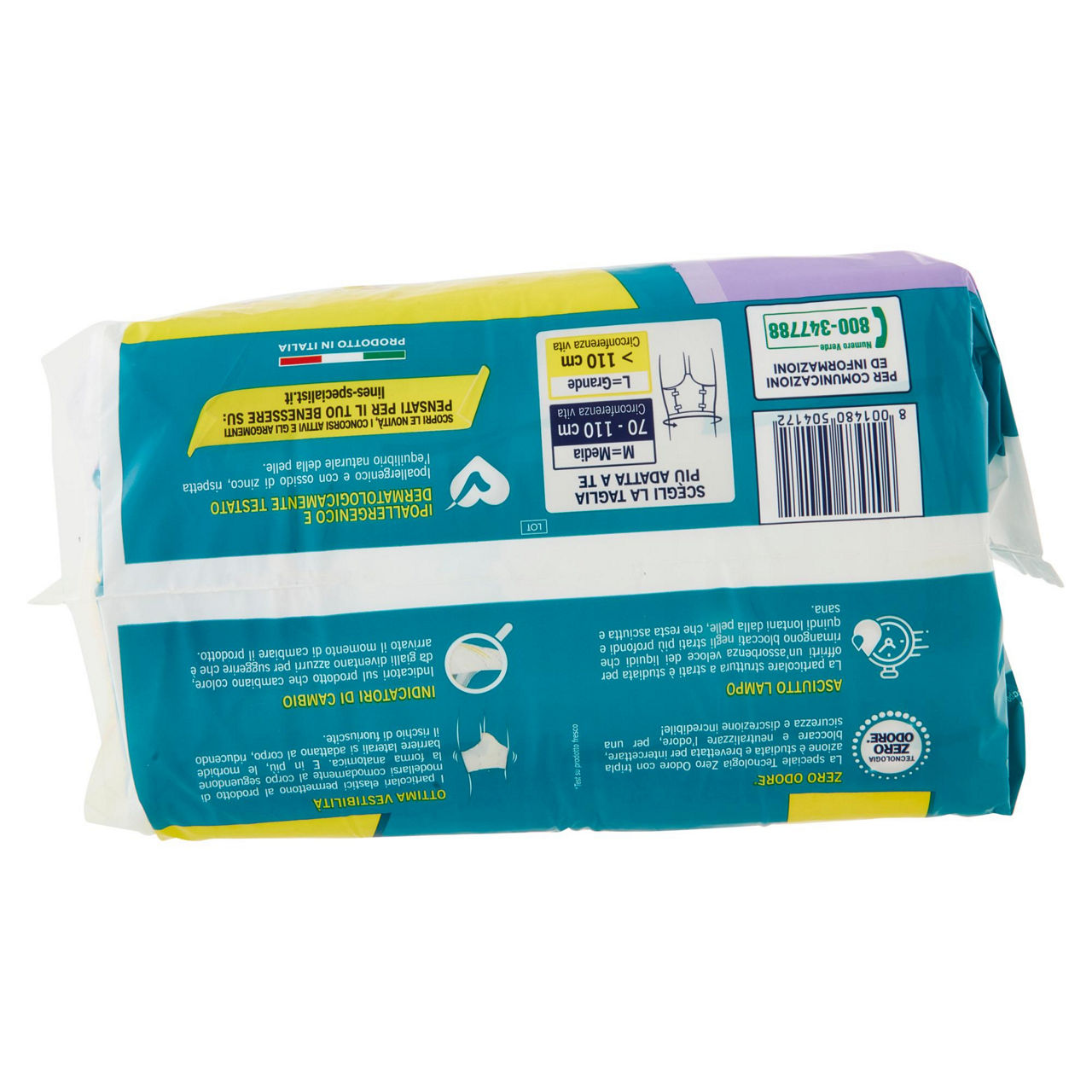 Pannolone mutandina taglia l 12 pz + 2 gratis - Immagine 21