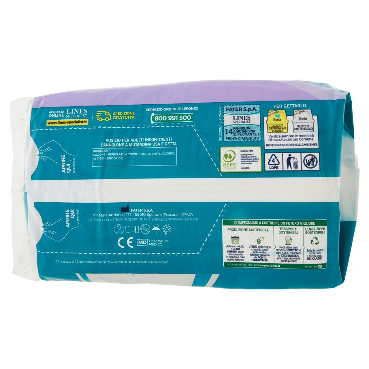 Pannolone mutandina taglia l 12 pz + 2 gratis - Immagine 31