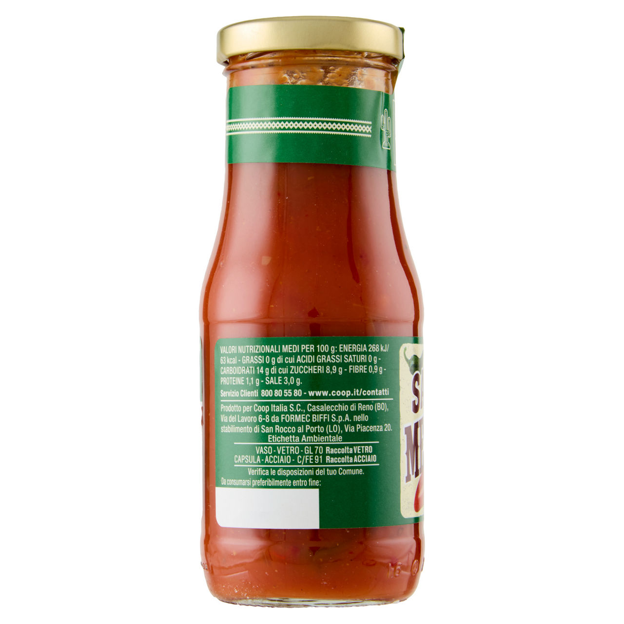 Salsa messicana btg vetro coop g260 - Immagine 31