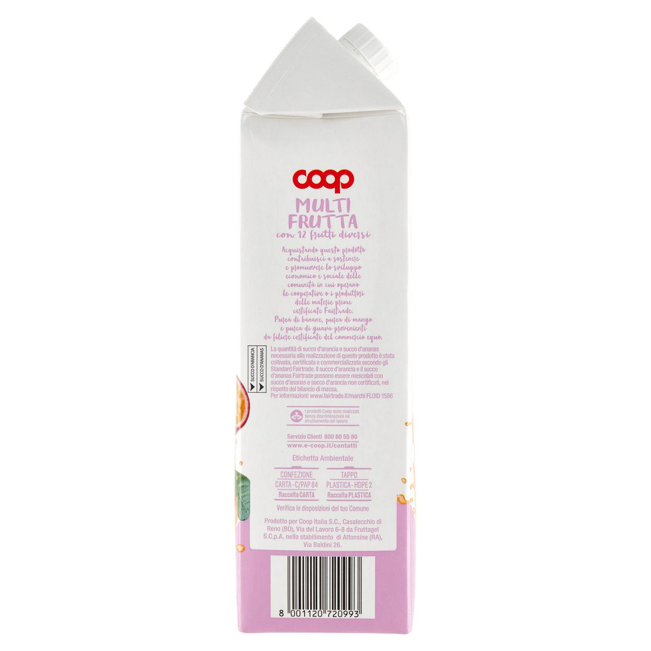 Succo multivitaminico 12 frutti fairtrade coop brick tga l 1,5 - Immagine 21