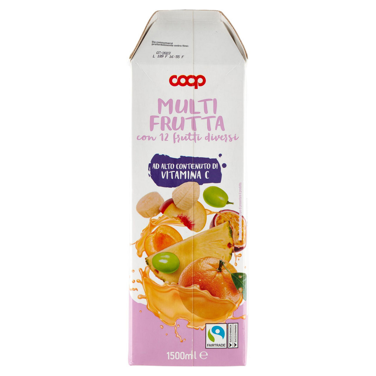 Succo multivitaminico 12 frutti fairtrade coop brick tga l 1,5 - Immagine 41