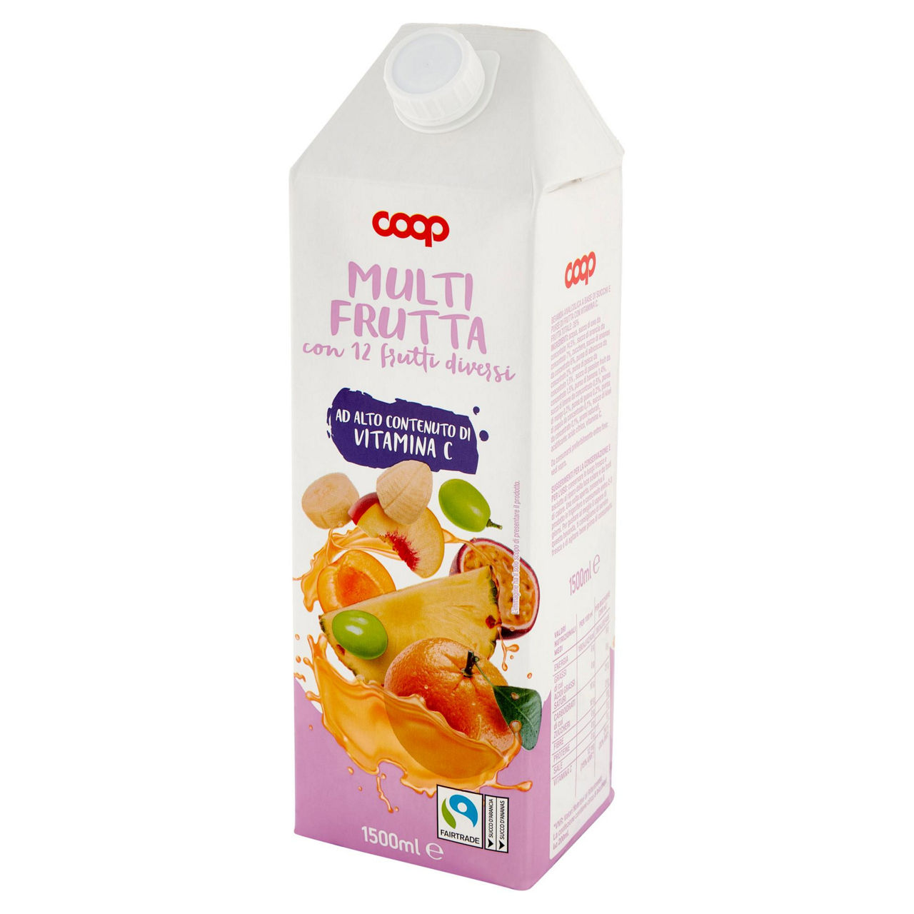 Succo multivitaminico 12 frutti fairtrade coop brick tga l 1,5 - Immagine 61