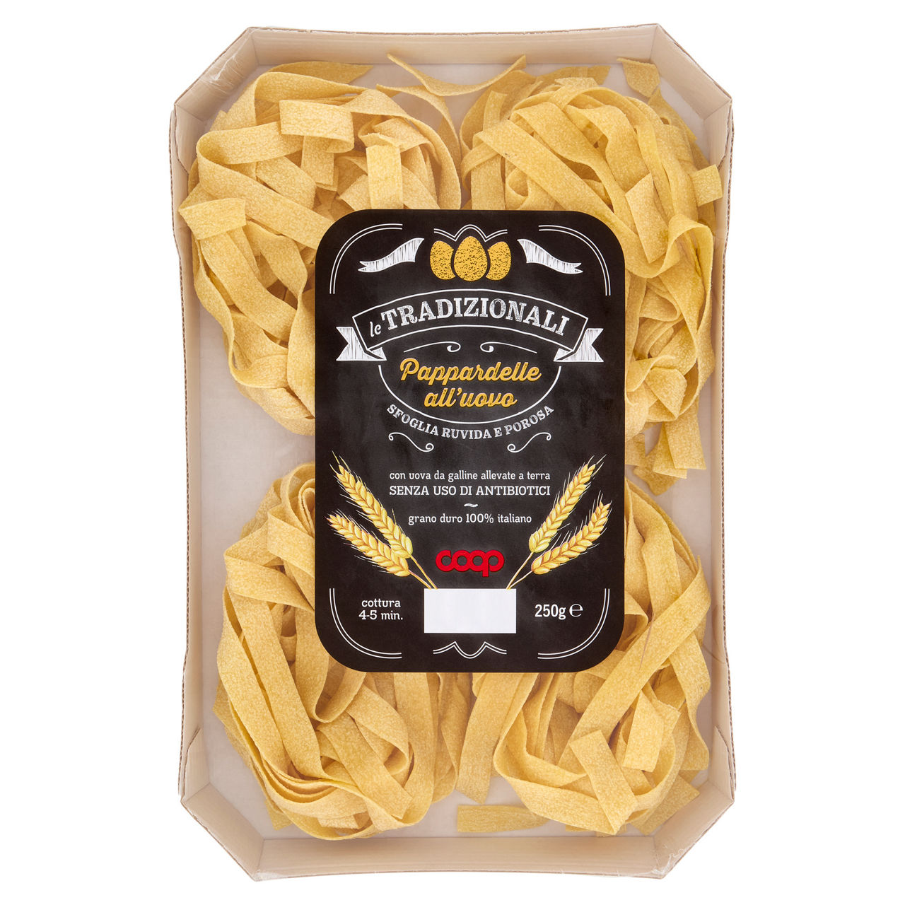 Pappardelle pasta all'uovo ruvida 250 gr
