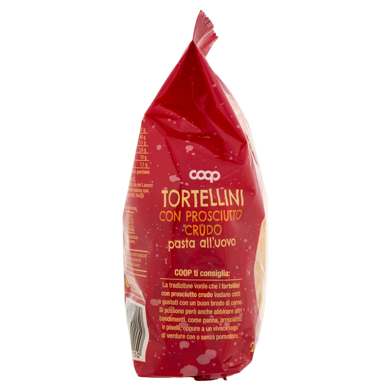 Tortellini con prosciutto crudo pasta all'uovo 250 g - Immagine 21