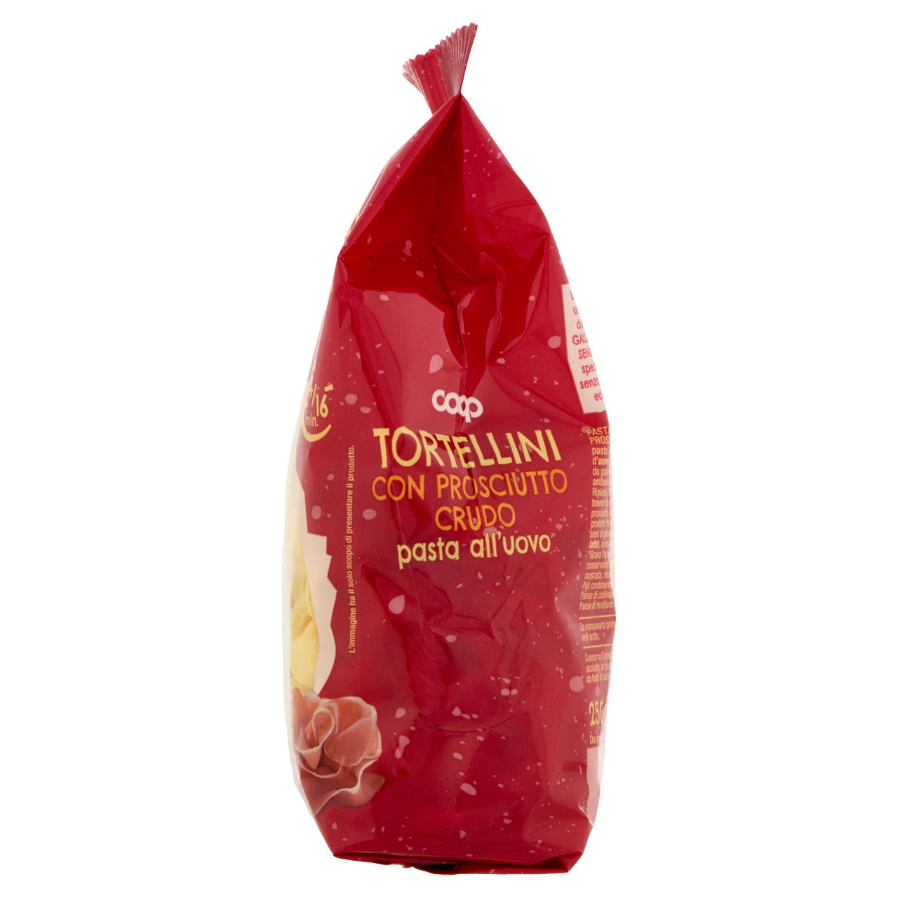 Tortellini con prosciutto crudo pasta all'uovo 250 g - Immagine 51