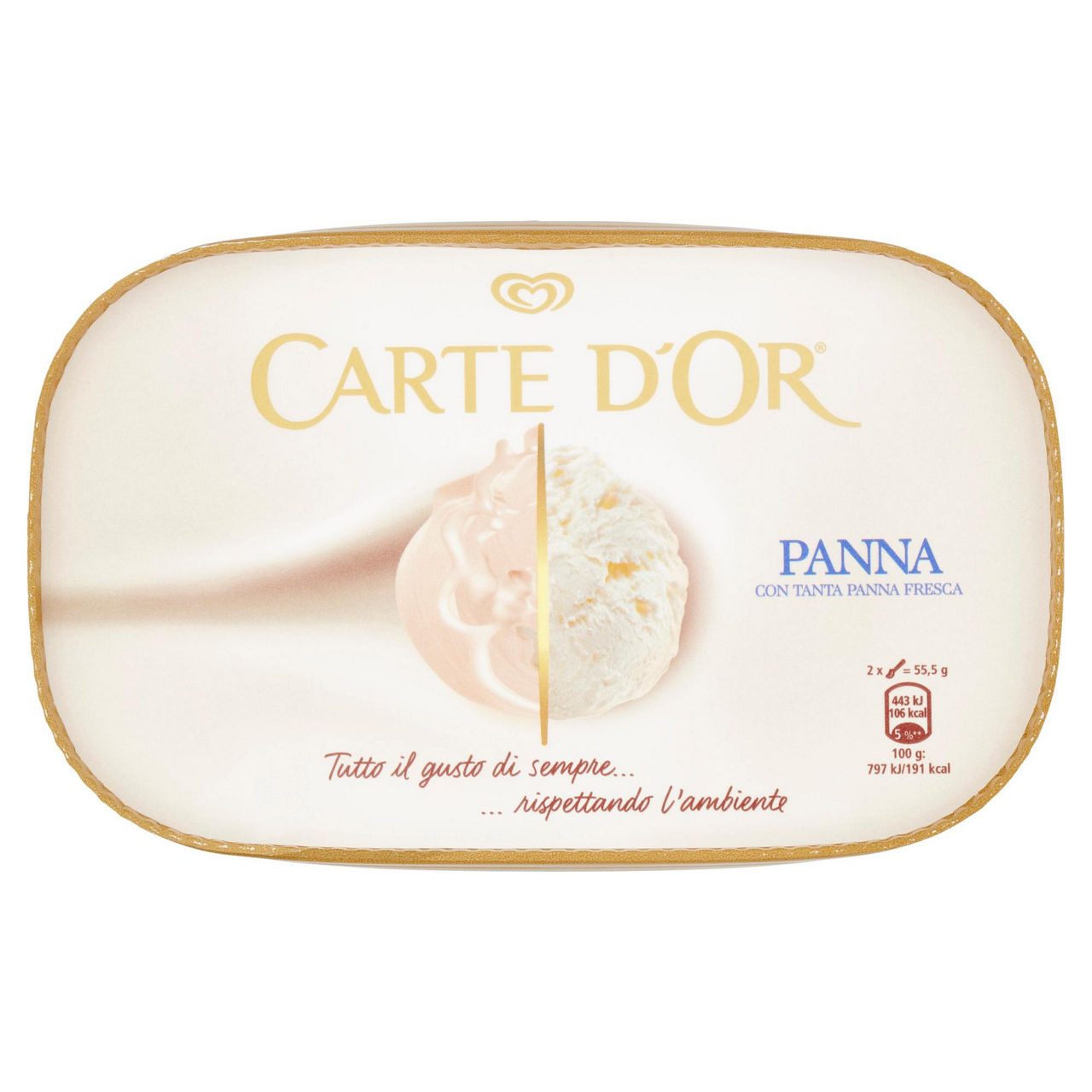 Gelato alla panna 500 gr