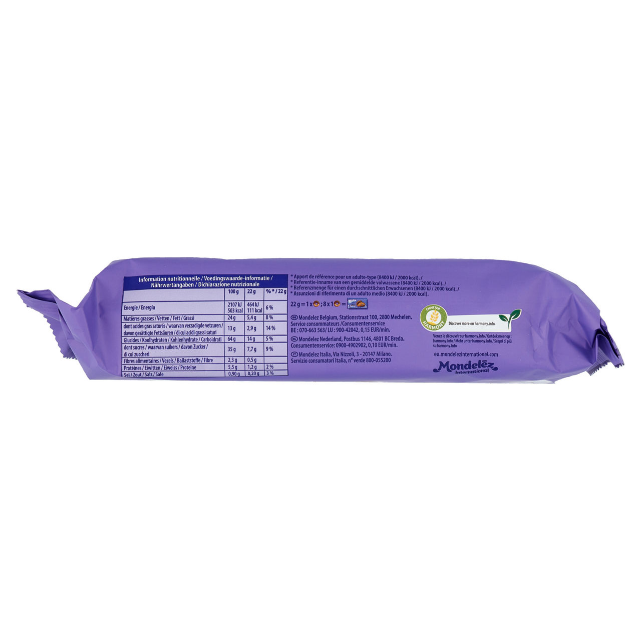 Biscotti con gocce di cioccolato al latte cookie loop 176 gr - Immagine 11